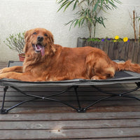 HKM-6246845 Double Layer Fabric Large Foldable Pet Bed - Soft, Cozy Design for Medium to Large Dogs