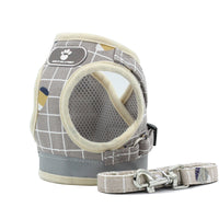 HKM-6247997 Adjustable Cat and Small Dog Vest Style Traction Rope - Outdoor Use, Durable Cloth Material