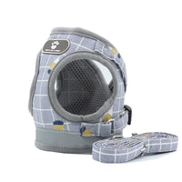 HKM-6247997 Adjustable Cat and Small Dog Vest Style Traction Rope - Outdoor Use, Durable Cloth Material