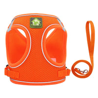 HKM-6247997 Adjustable Cat and Small Dog Vest Style Traction Rope - Outdoor Use, Durable Cloth Material