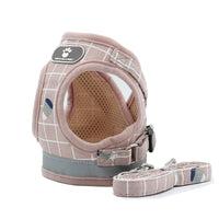 HKM-6247997 Adjustable Cat and Small Dog Vest Style Traction Rope - Outdoor Use, Durable Cloth Material