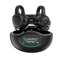 HKM-624851 Wireless Clip-On Sports Earphones with LED Battery Indicator for Comfortable Long-Term Use