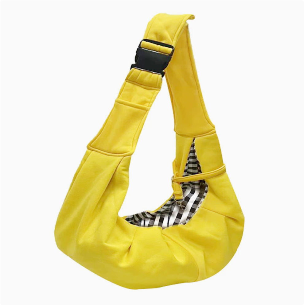 HKM-6250429 Foldable Portable Crossbody Pet Bag with Adjustable Strap - Multiple Colors Available