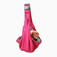 HKM-6250429 Foldable Portable Crossbody Pet Bag with Adjustable Strap - Multiple Colors Available