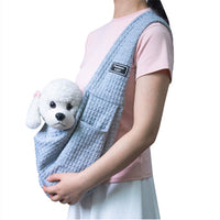 HKM-6250429 Foldable Portable Crossbody Pet Bag with Adjustable Strap - Multiple Colors Available