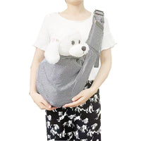 HKM-6250429 Foldable Portable Crossbody Pet Bag with Adjustable Strap - Multiple Colors Available