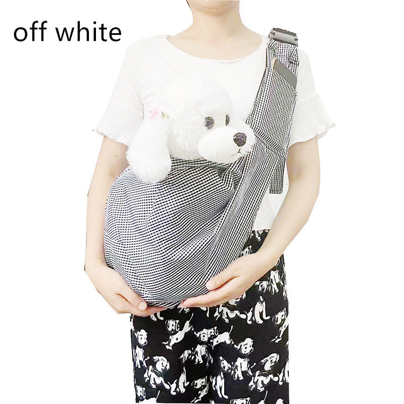 HKM-6250429 Foldable Portable Crossbody Pet Bag with Adjustable Strap - Multiple Colors Available