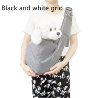 HKM-6250429 Foldable Portable Crossbody Pet Bag with Adjustable Strap - Multiple Colors Available