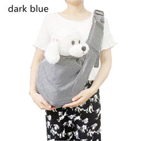 HKM-6250429 Foldable Portable Crossbody Pet Bag with Adjustable Strap - Multiple Colors Available