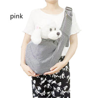 HKM-6250429 Foldable Portable Crossbody Pet Bag with Adjustable Strap - Multiple Colors Available