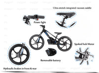 HKM-625107 20" Electric Balance Bike with 400W Hub Motor and 5.0AH Lithium Battery for Kids