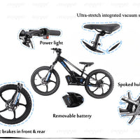 HKM-625107 20" Electric Balance Bike with 400W Hub Motor and 5.0AH Lithium Battery for Kids