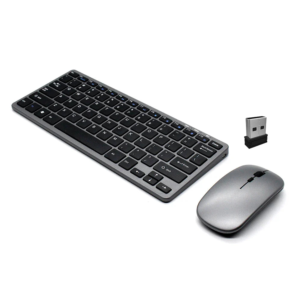 HKM-625107 Wireless Ergonomic Keyboard and Mouse Combo for PC - 2.4G Wireless Technology
