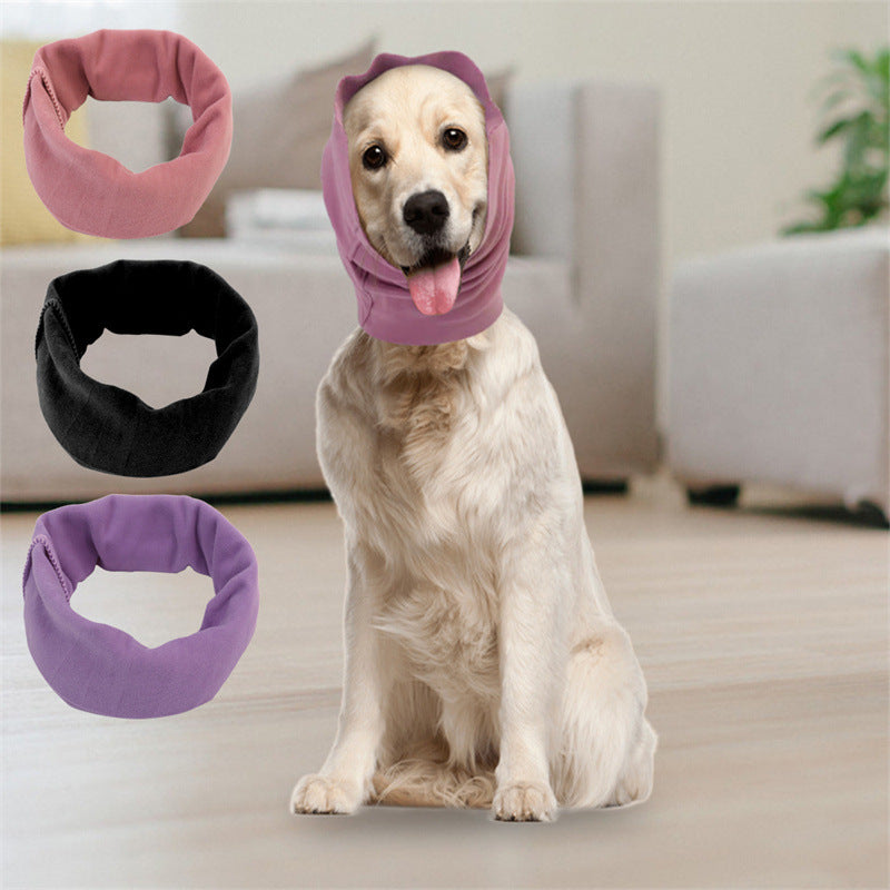 HKM-6251453 Calming Earmuffs for Dogs - Noise-Reducing Hood for Anxiety Relief and Grooming