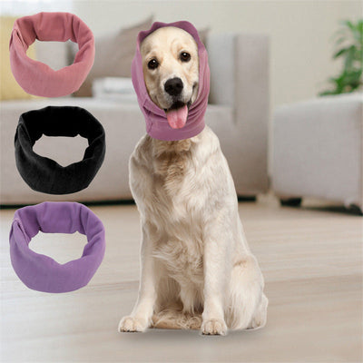 HKM-6251453 Calming Earmuffs for Dogs - Noise-Reducing Hood for Anxiety Relief and Grooming