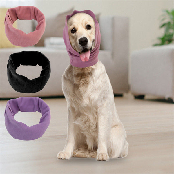 HKM-6251453 Calming Earmuffs for Dogs - Noise-Reducing Hood for Anxiety Relief and Grooming