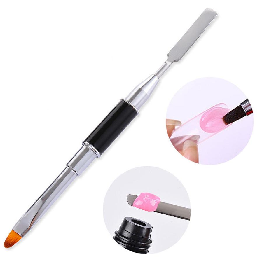 HKM-625171 Multifunctional Double-End Nail Pen for Quick Glue Application and Embossing