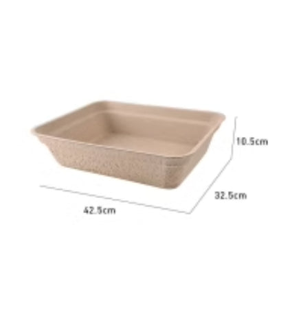 HKM-6251965 Eco-Friendly Disposable Cat Litter Box - Waterproof & Degradable, Multiple Sizes Available