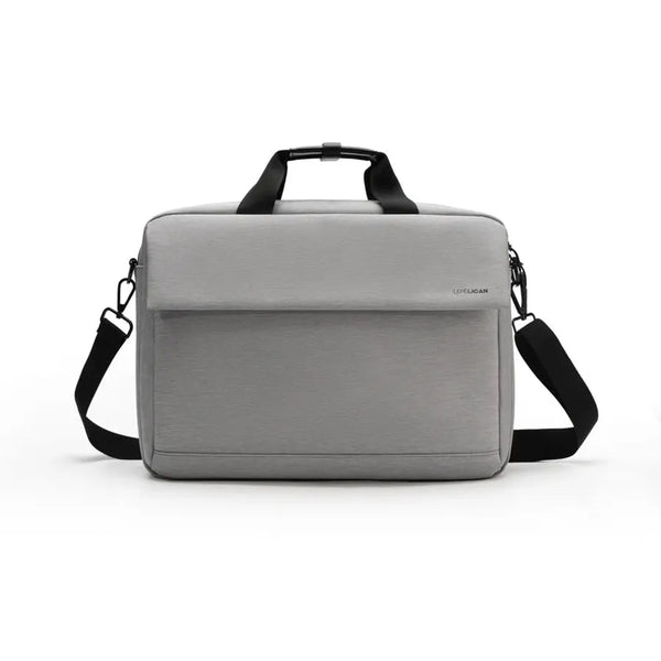 HKM-625235 Men's PU Leather Single Shoulder Crossbody Business Briefcase