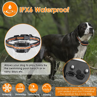 HKM-6253629 Wireless GPS Dog Fence Tracker with IPX6 Waterproof Dog Collar, 32-2887FT Radius
