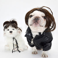 HKM-625363 Pet Headgear Wig for Dogs - Free Size Acrylic Wig for All Breeds