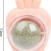 HKM-6255421 Carrot Shape Catnip Balls for Teeth Cleaning - Self-Adhesive Catnip Toys for Indoor Cats