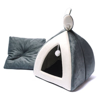 HKM-6257981 Cozy Cat House Villa Bed for Small Dogs and Cats - Various Sizes Available