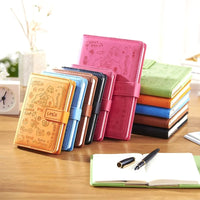 HKM-625811 Custom A5 Leather Notepad with Multifunctional Design and Colourful Covers