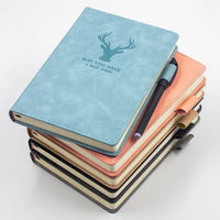 HKM-625811 Custom A5 Leather Notepad with Multifunctional Design and Colourful Covers