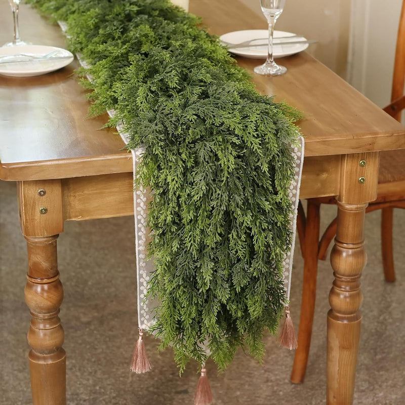 HKM-625811 Thickened Cedar Rattan Christmas Decorations in Various Pine Styles