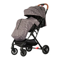 HKM-625875 6-Wheel Stroller with EVA Wheels, Foot Covers, and Mother Bag for Newborns