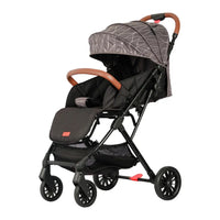 HKM-625875 6-Wheel Stroller with EVA Wheels, Foot Covers, and Mother Bag for Newborns
