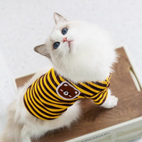 HKM-6259517 Lightweight Striped Cat & Small Dog Apparel for Air-Conditioned Rooms