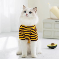 HKM-6259517 Lightweight Striped Cat & Small Dog Apparel for Air-Conditioned Rooms