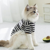 HKM-6259517 Lightweight Striped Cat & Small Dog Apparel for Air-Conditioned Rooms