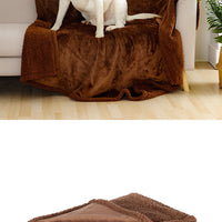 HKM-6260541 Cozy Waterproof Plush Pet Sofa Cushion Blanket - Multiple Sizes Available