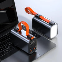 HKM-626195 60000mAh 100W Portable Power Bank with Lanyard for Laptops and Notebooks