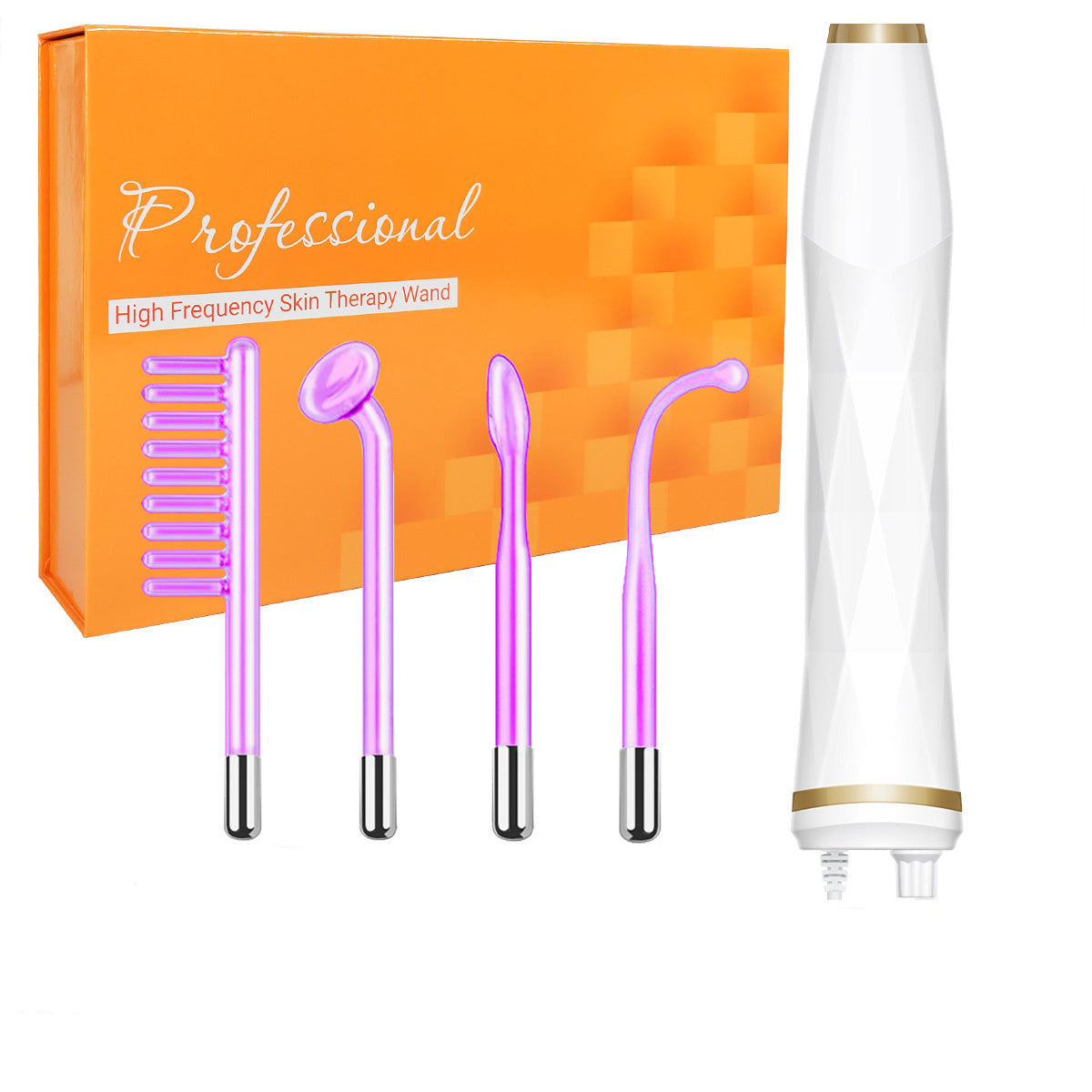 HKM-626259 High Wave Electrotherapy Rod Set for Wrinkle Removal and Skin Rejuvenation