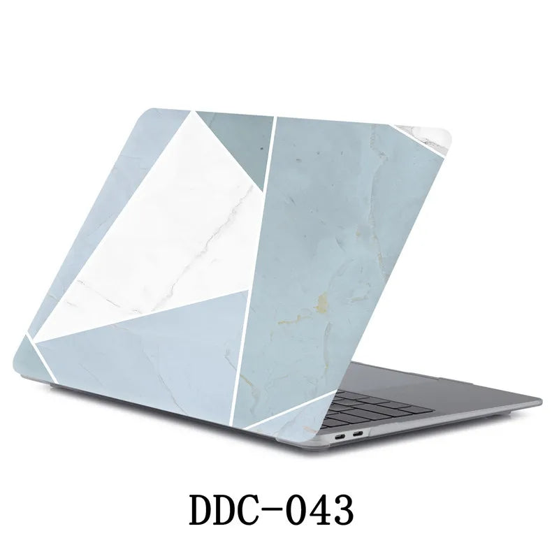 HKM-626387 Custom Marble Design Protective Case for MacBook Air 11.6 A1370 A1465 and 12 Inch A1534