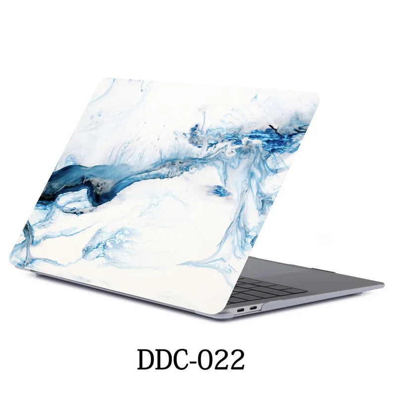 HKM-626387 Custom Marble Design Protective Case for MacBook Air 11.6 A1370 A1465 and 12 Inch A1534