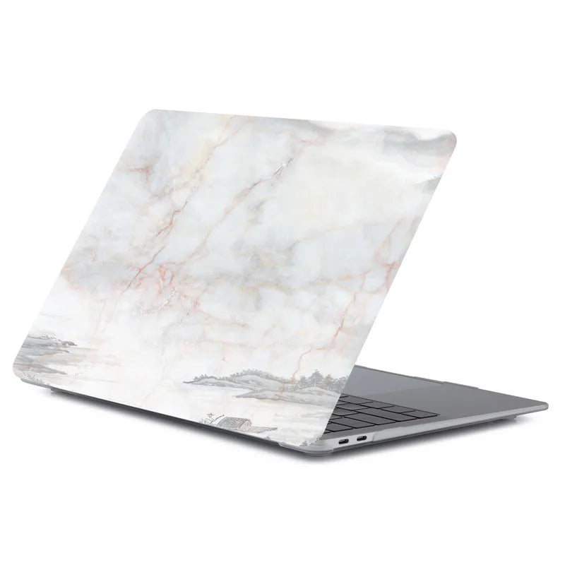 HKM-626387 Custom Marble Design Protective Case for MacBook Air 11.6 A1370 A1465 and 12 Inch A1534