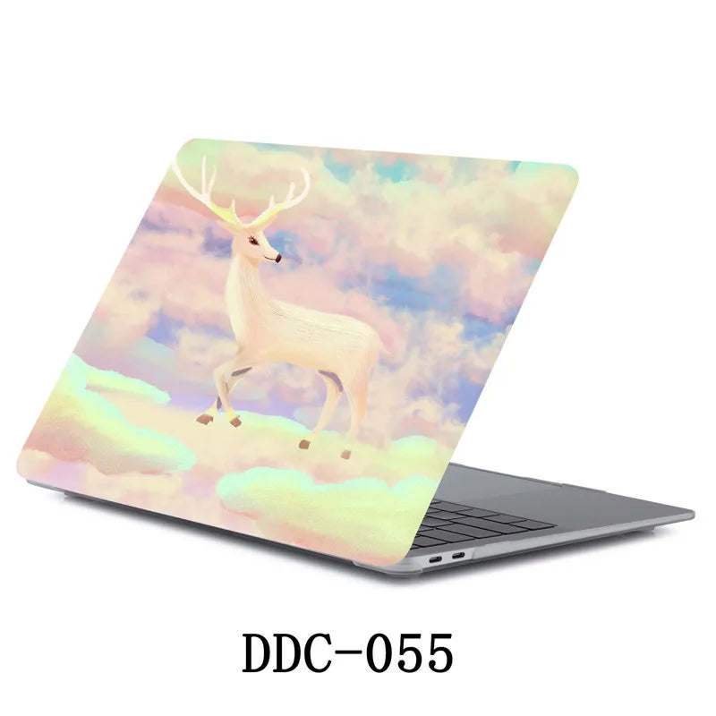 HKM-626387 Custom Marble Design Protective Case for MacBook Air 11.6 A1370 A1465 and 12 Inch A1534