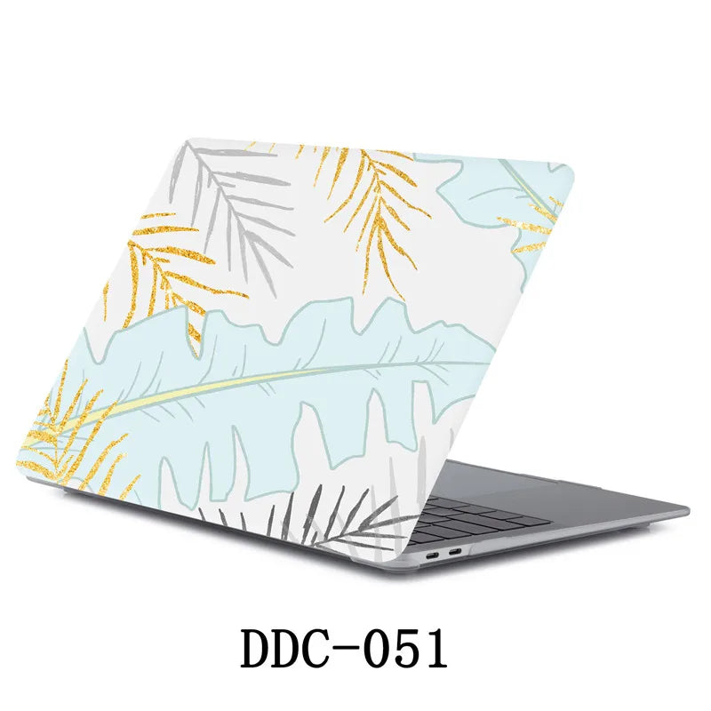 HKM-626387 Custom Marble Design Protective Case for MacBook Air 11.6 A1370 A1465 and 12 Inch A1534