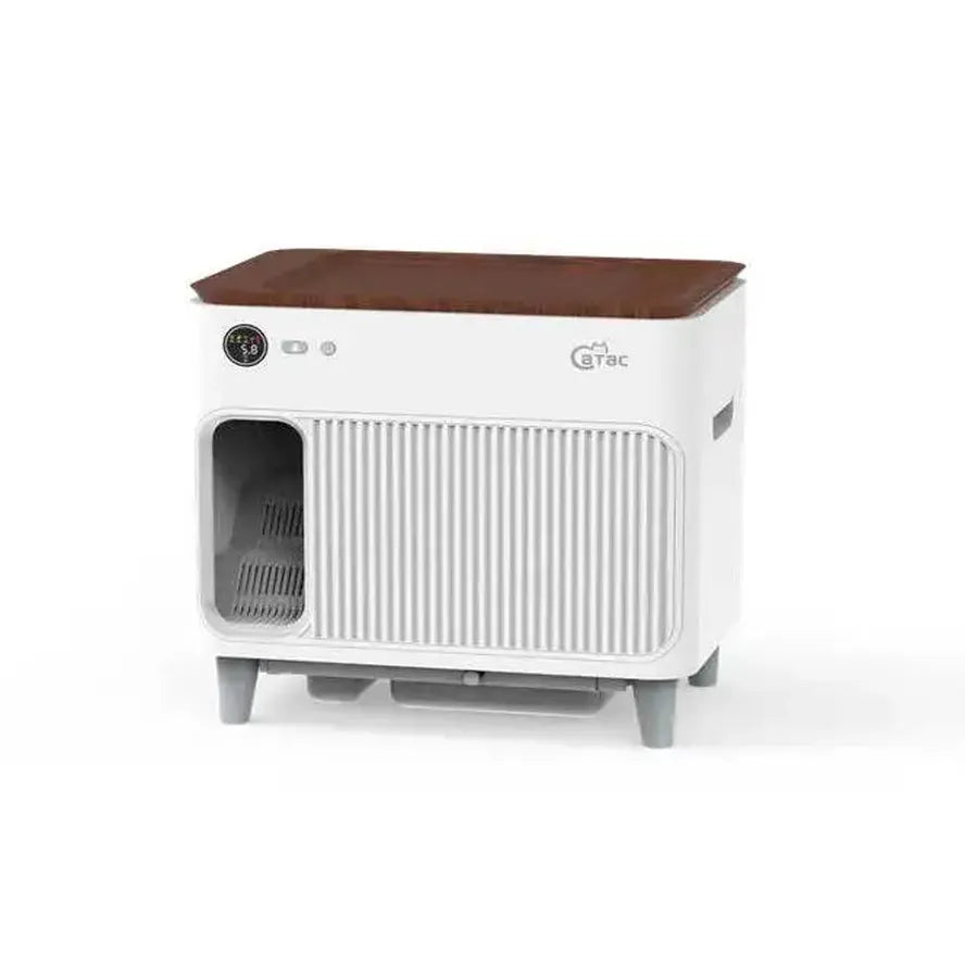 HKM-626451 Automatic Self-Cleaning Cat Toilet with Smart Remote App Control
