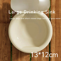 HKM-6265661 Portable 500ml Pet Water Bottle with Foldable Drinking Bowl for Dogs and Cats - Travel-Friendly Design