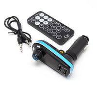 HKM-626579 Bluetooth FM Transmitter & MP3 Player for Vehicles - Supports USB and Audio Output, 12V-24V Power Supply