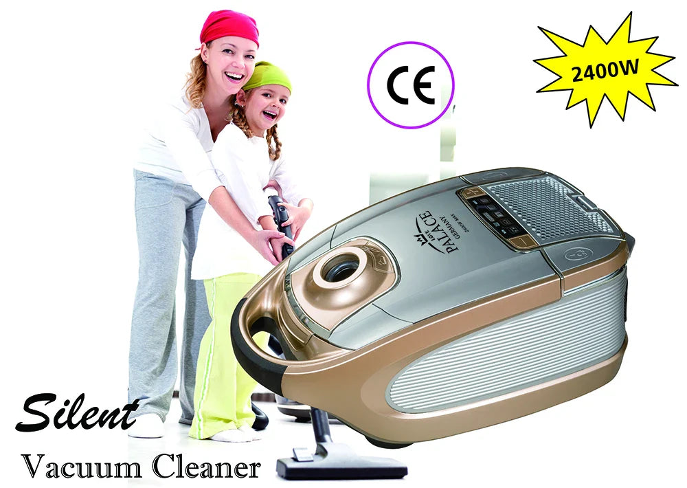 HKM-626579 Silent Design 2200W Big Canister Vacuum Cleaner with LED Display