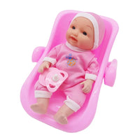 HKM-626643 Cute Silicone Reborn Baby Doll Toy - Soft Vinyl Infant for Ages 2-13 Years