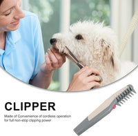 HKM-6266941 Pet Hair Trimmer for Grooming and Precision Cuts – Battery Operated with ABS Construction