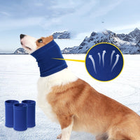 HKM-6267069 Dog Comforter Headband Scarf in Blue and Gray - Casual Style, Multiple Sizes Available